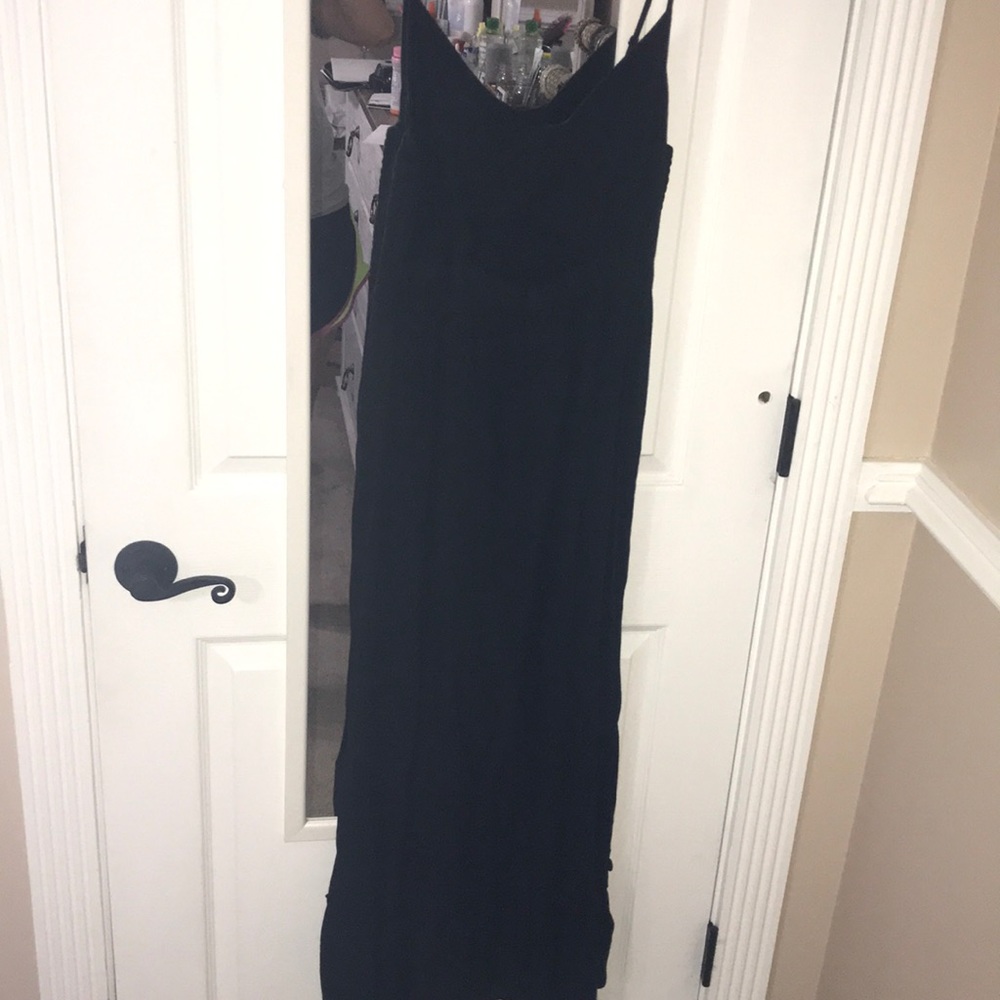 Black maxi dress